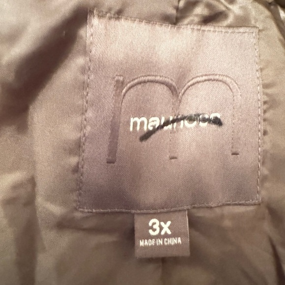 Maurices Faux Fur Hood Puffer Jacket 3X - Picture 6 of 7
